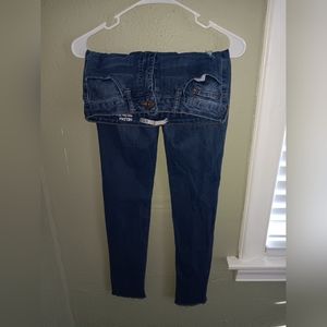 High rise skinny ankle jeans